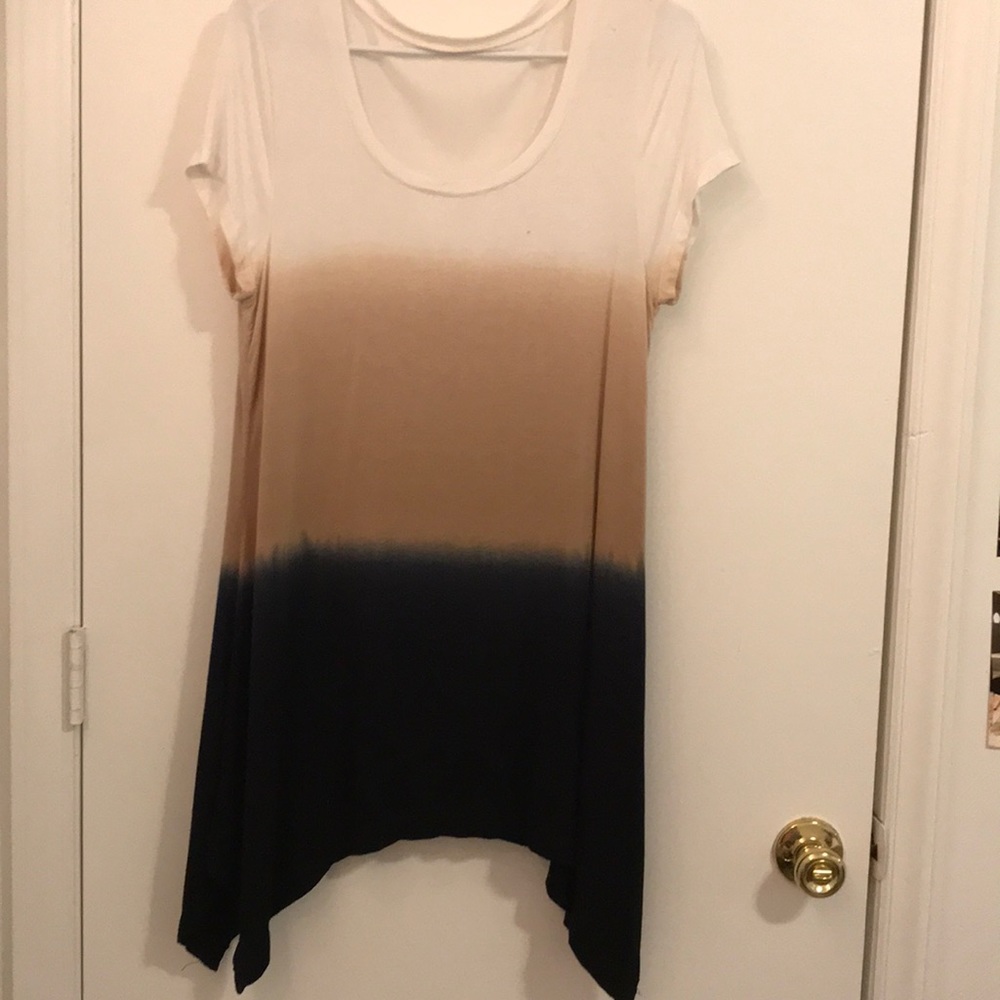 Tri colored dress